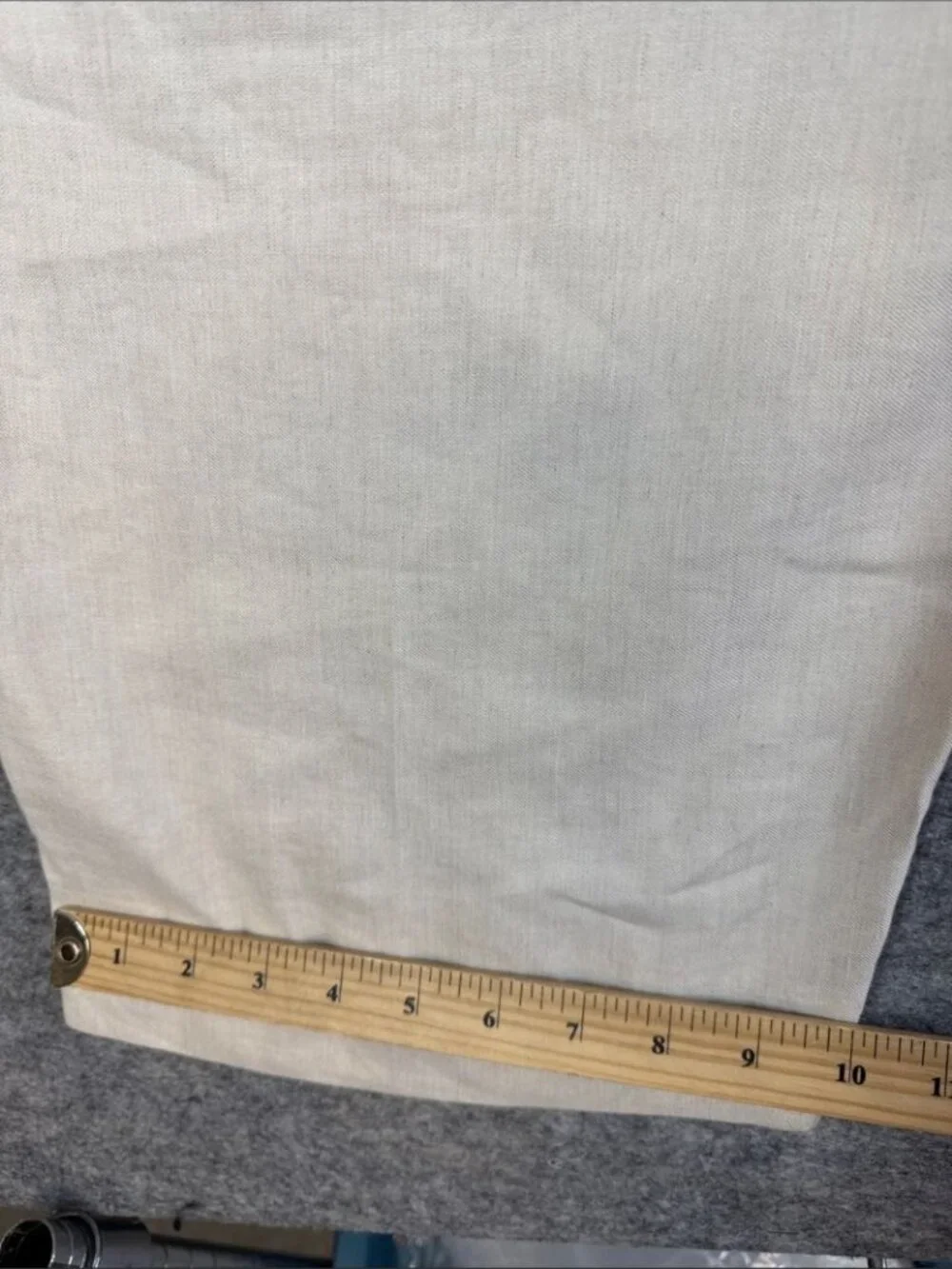 Banana Republic Linen Blend Wide Leg Pants Cream Size 2 Quiet Luxury Miinimalist